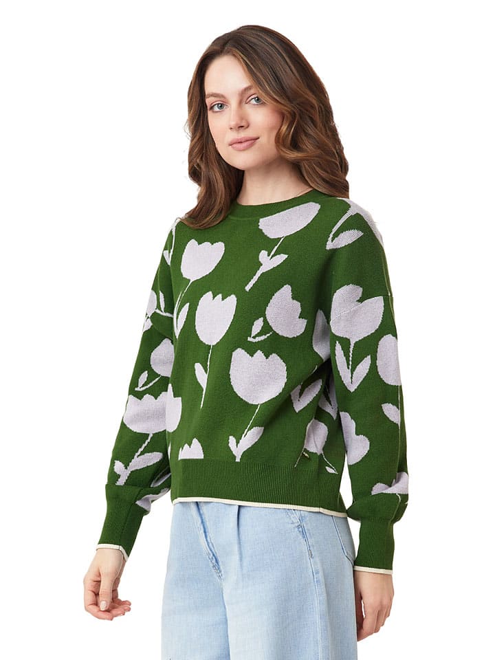 Sweter w kolorze jasnoszaro-zielonym