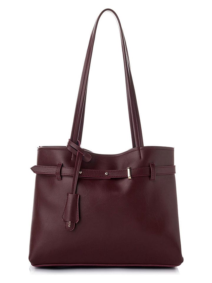 Schoudertas "Catania" bruin - (B)35 x (H)28 x (D)12 cm