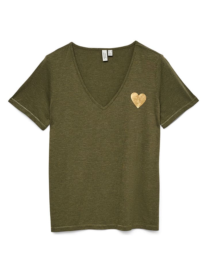 Koszulka w kolorze khaki