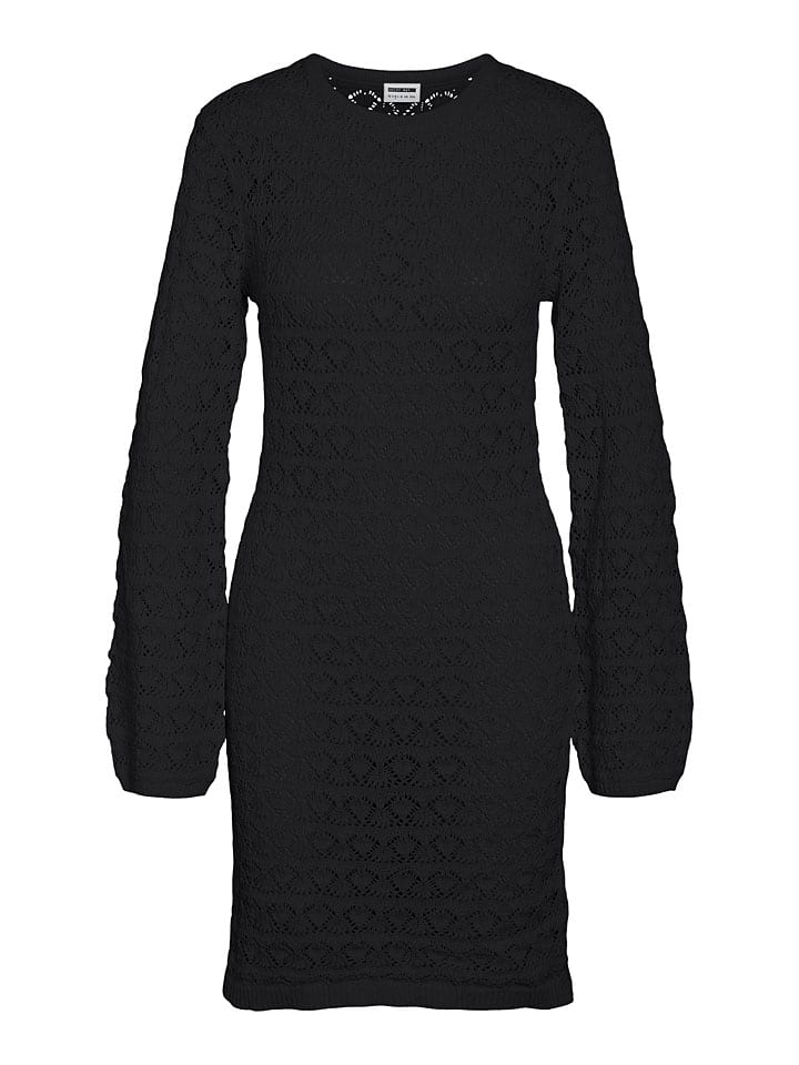 Strickkleid "Laika" in Schwarz