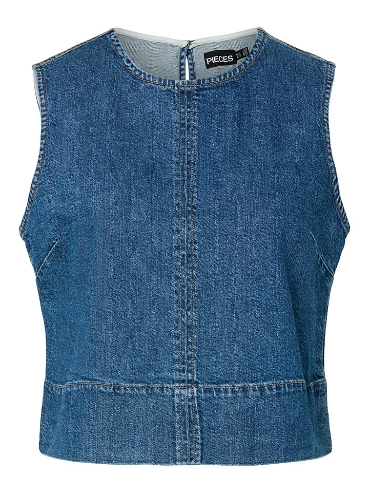 Jeanstop "Pcsilke" blauw