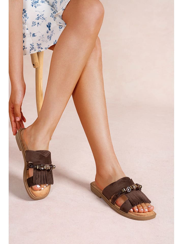 Slippers bruin