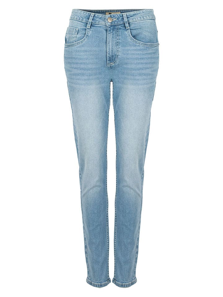 Dżinsy - Slim fit - w kolorze błękitnym