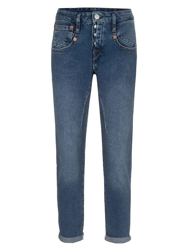 Spijkerbroek "Shyra" - regular fit - donkerblauw