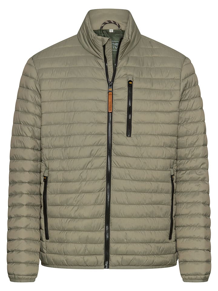 Steppjacke in Khaki