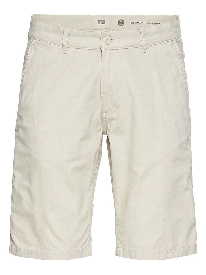 Szorty chino - Regular fit - w kolorze beżowym