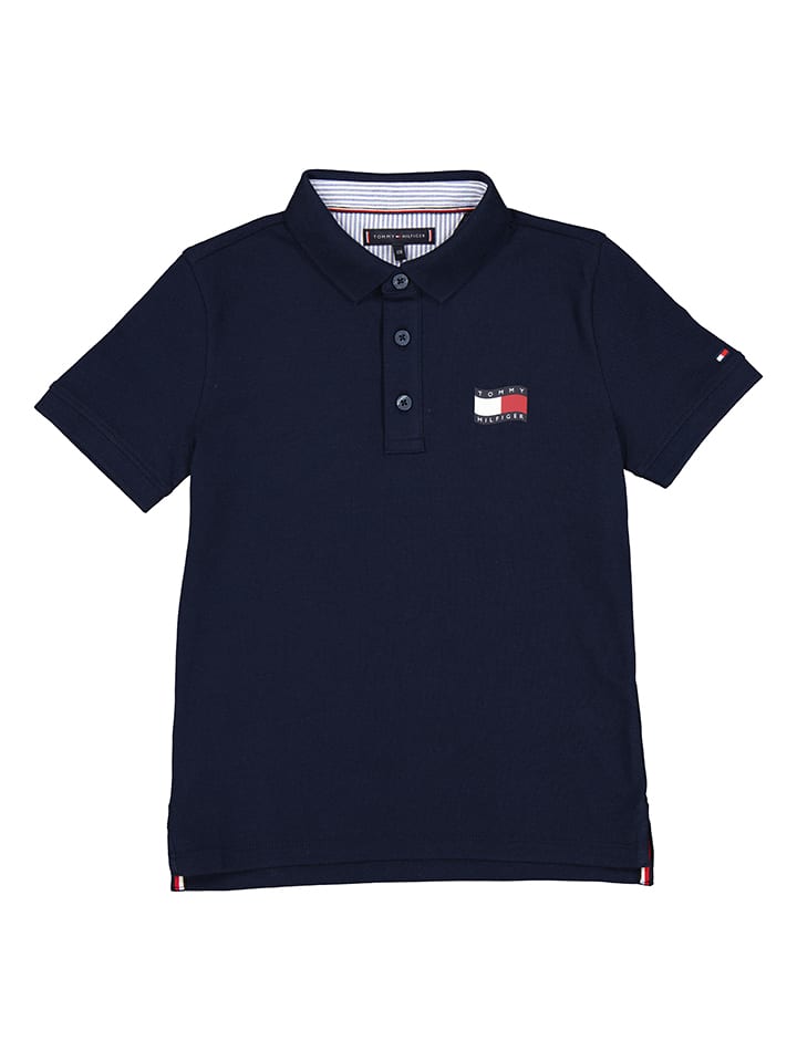Koszulka polo w kolorze granatowym