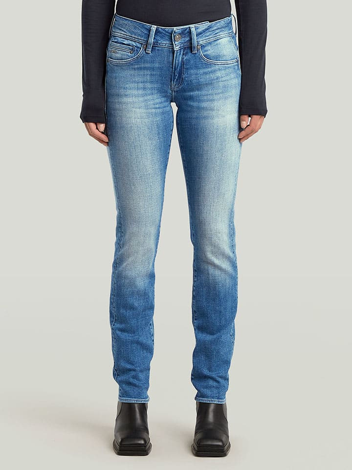Spijkerbroek - slim fit - blauw
