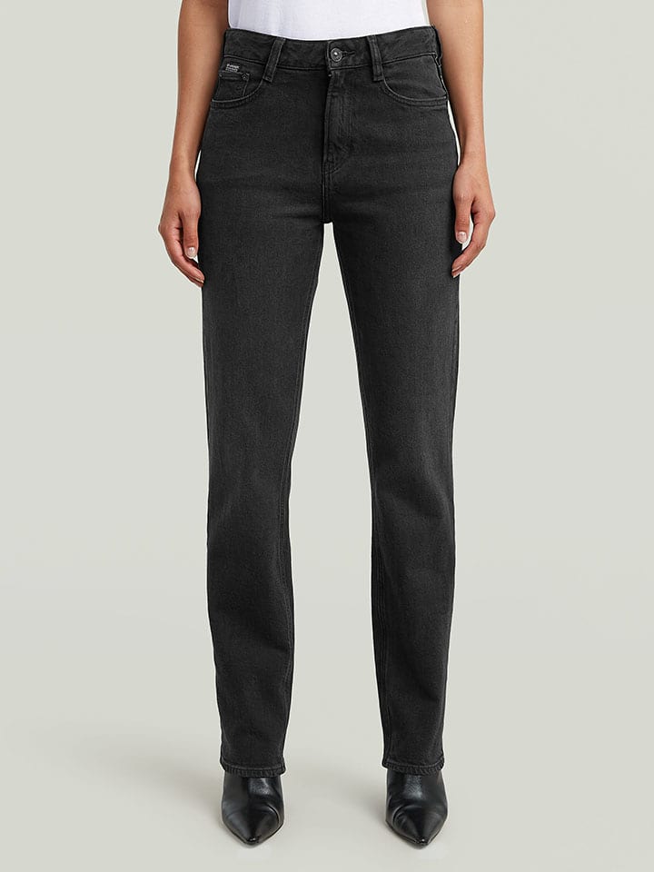 Spijkerbroek - regular fit - zwart