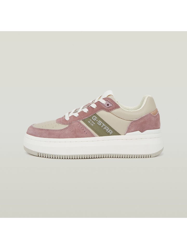 Sneakers in Rosa/ Beige