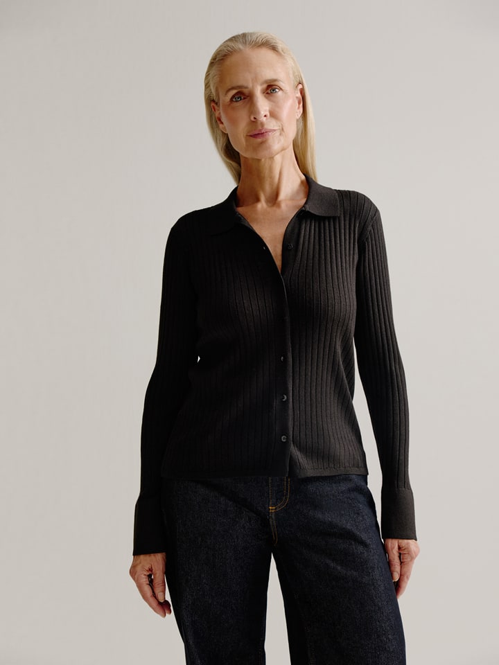 Vest "Lila" donkerbruin