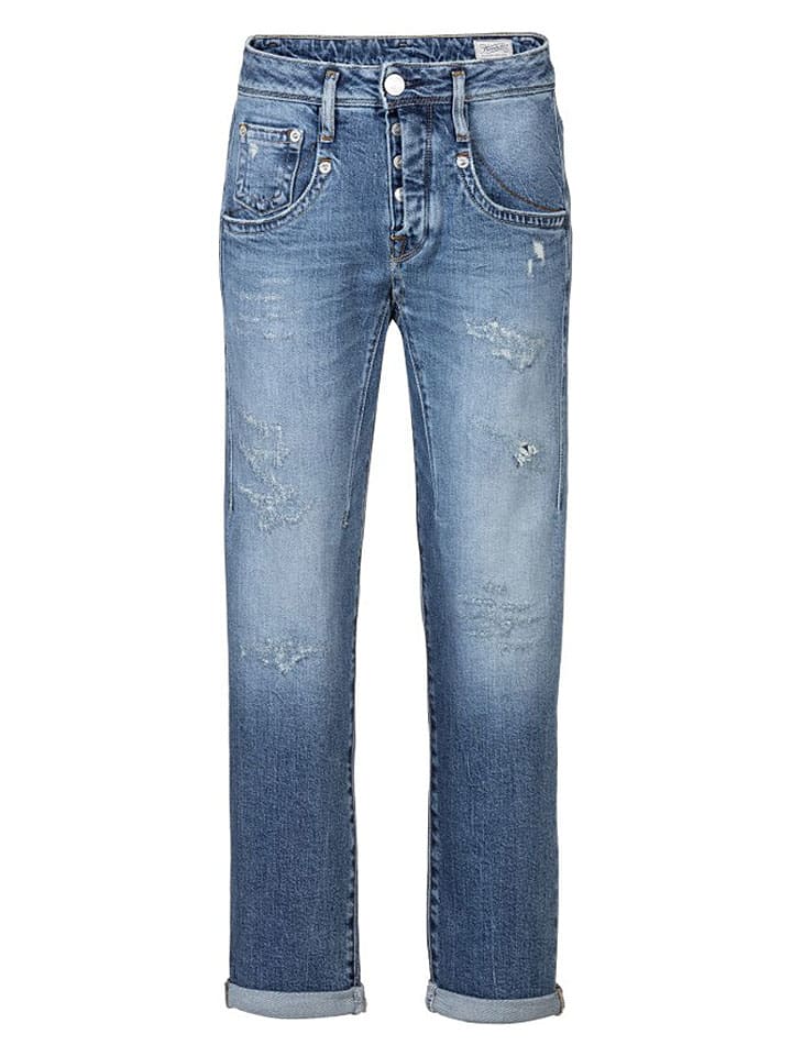 Dżinsy "Shyra" - Tapered fit - w kolorze niebieskim