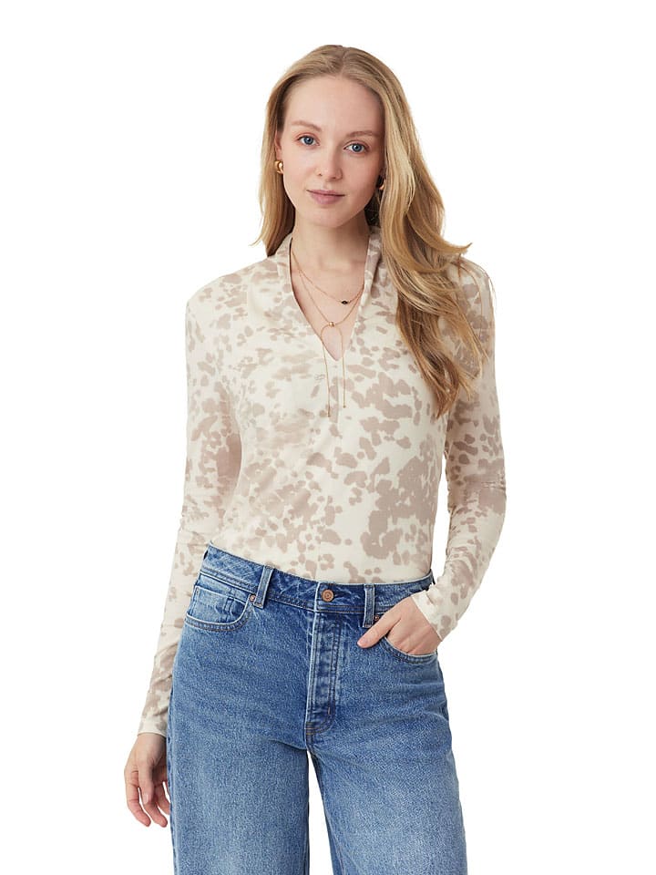 Longsleeve crème/beige