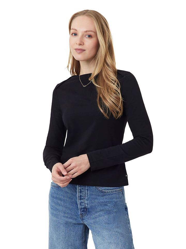 Longsleeve in Schwarz