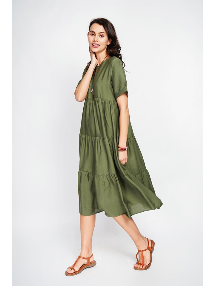 Kleid in Khaki