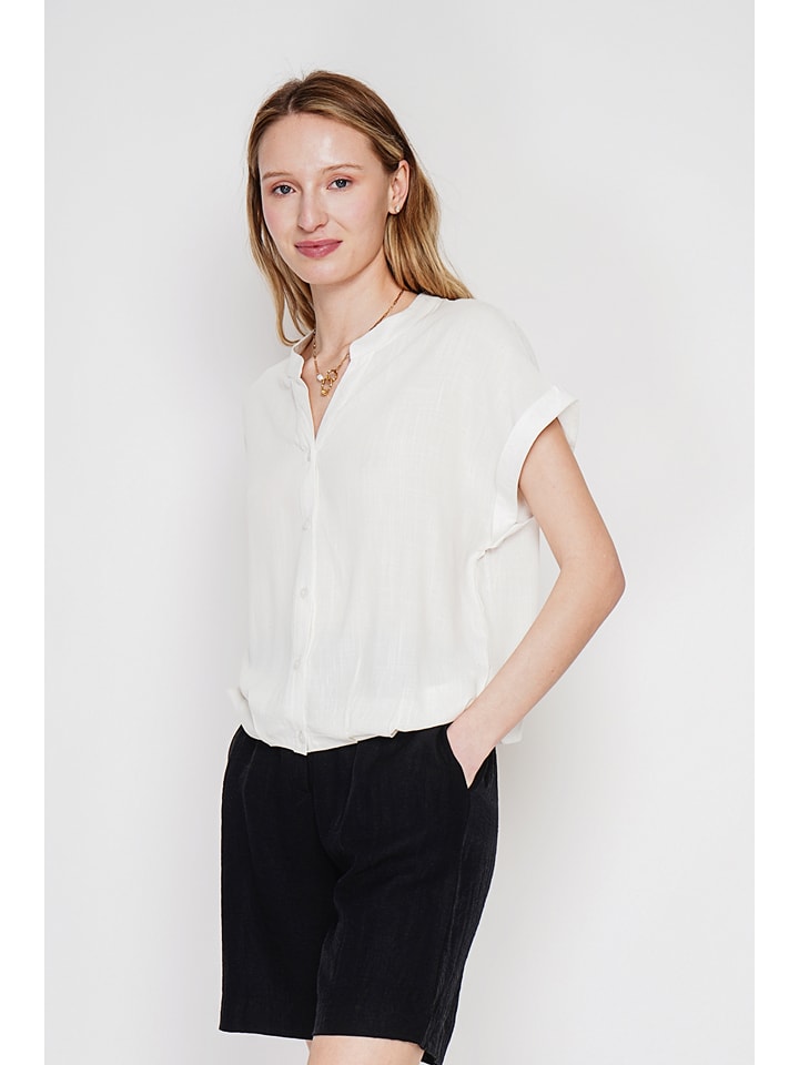 Bluse in Weiß