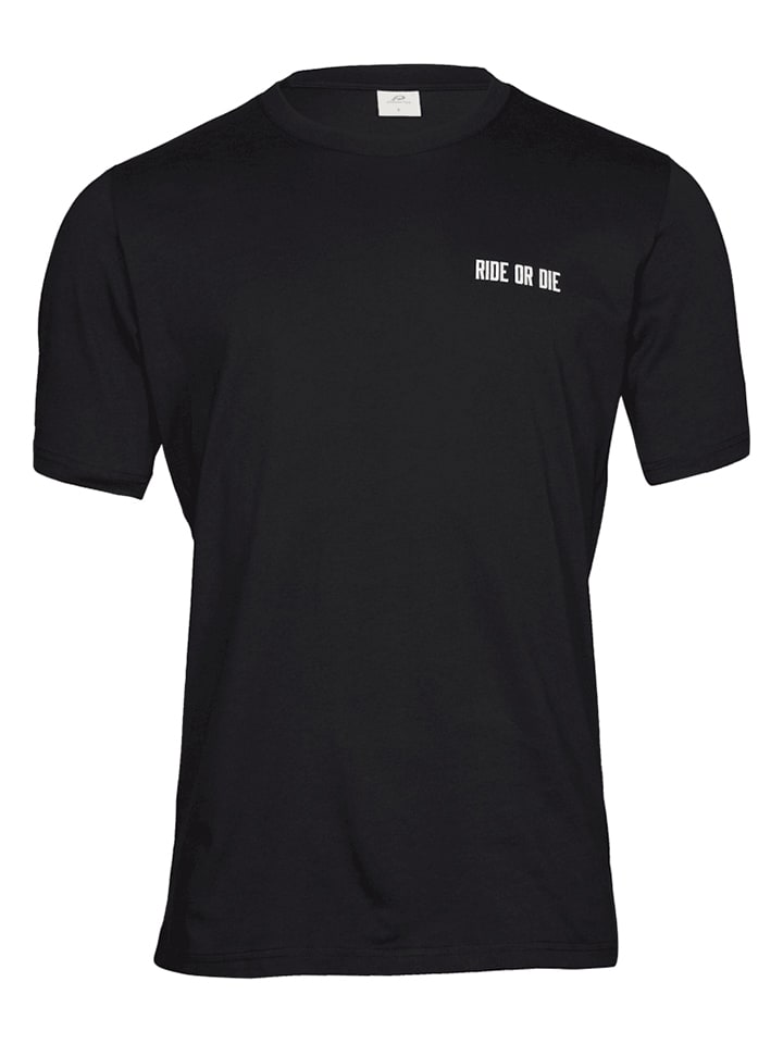 Shirt "Lucky" in Schwarz