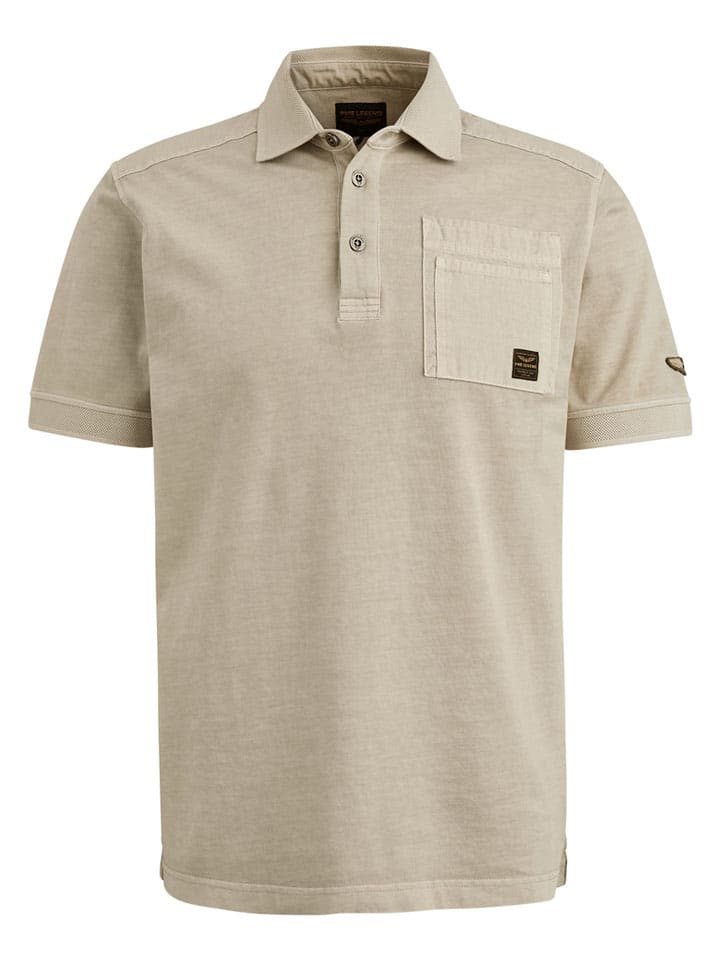 Koszulka polo w kolorze beżowym