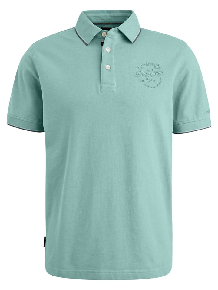 Koszulka polo w kolorze turkusowym