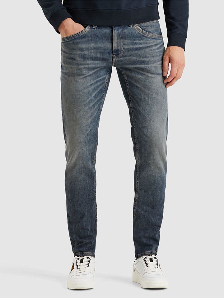 Dżinsy - Slim fit - w kolorze niebieskim