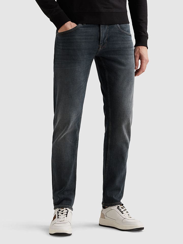 Dżinsy - Slim fit - w kolorze granatowym