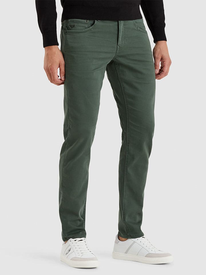 Spijkerbroek - slim fit - groen
