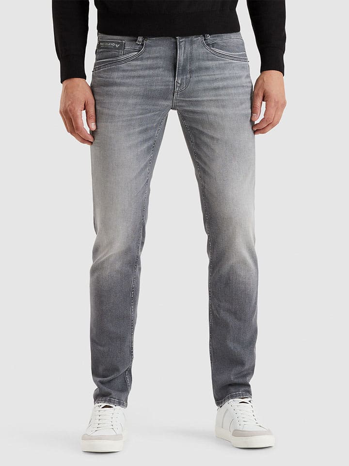 Spijkerbroek - regular fit - grijs
