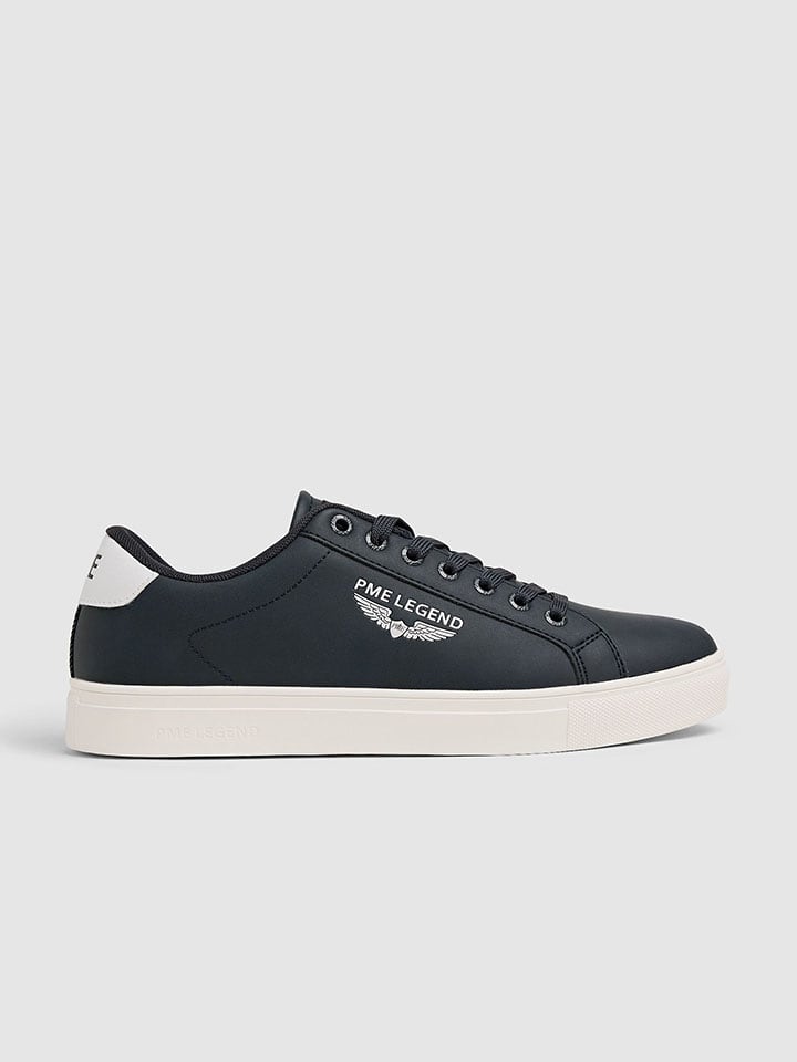 Skórzane sneakersy w kolorze białym