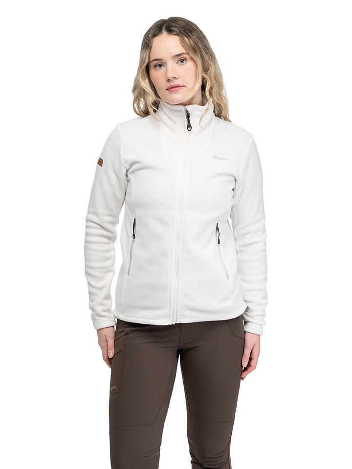 Fleecejacke "Hareid" in Creme