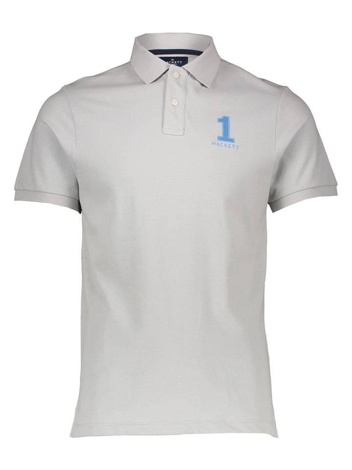 Koszulka polo w kolorze jasnoszarym