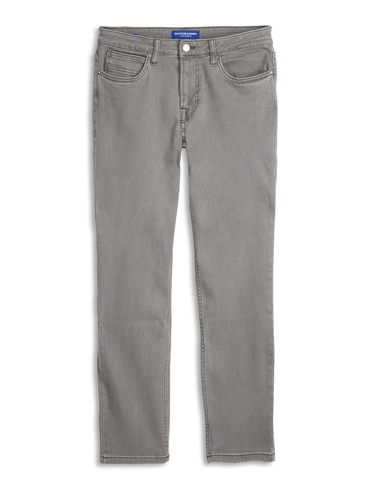 Spijkerbroek - regular fit - grijs