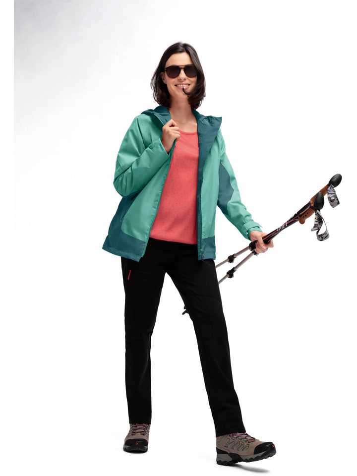 Kurtka turystyczna "Brocken" w kolorze turkusowym