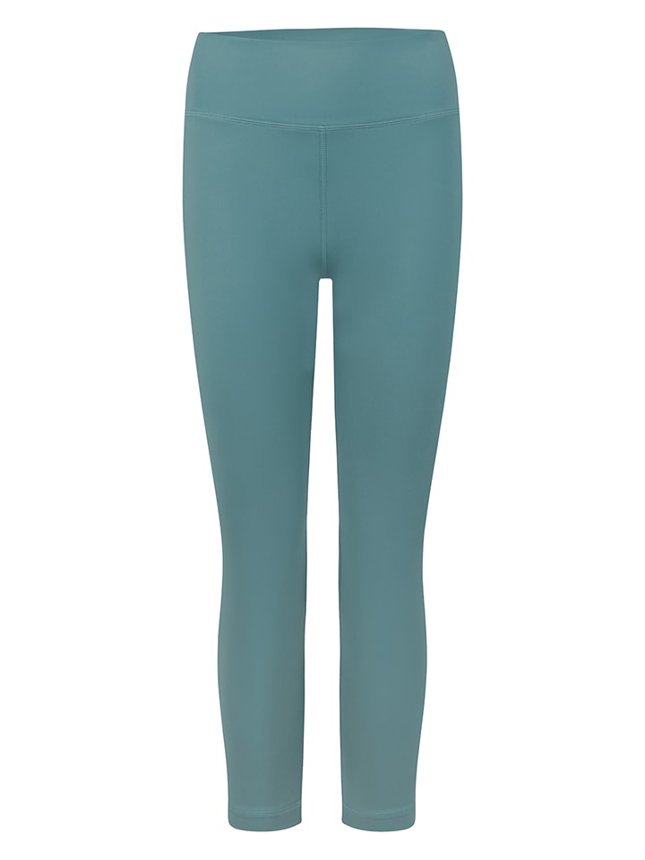 Legginsy funkcyjne w kolorze turkusowym