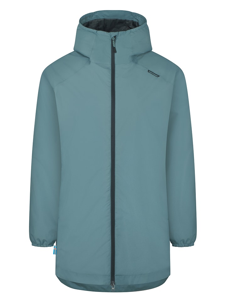 Regenjacke in Türkis