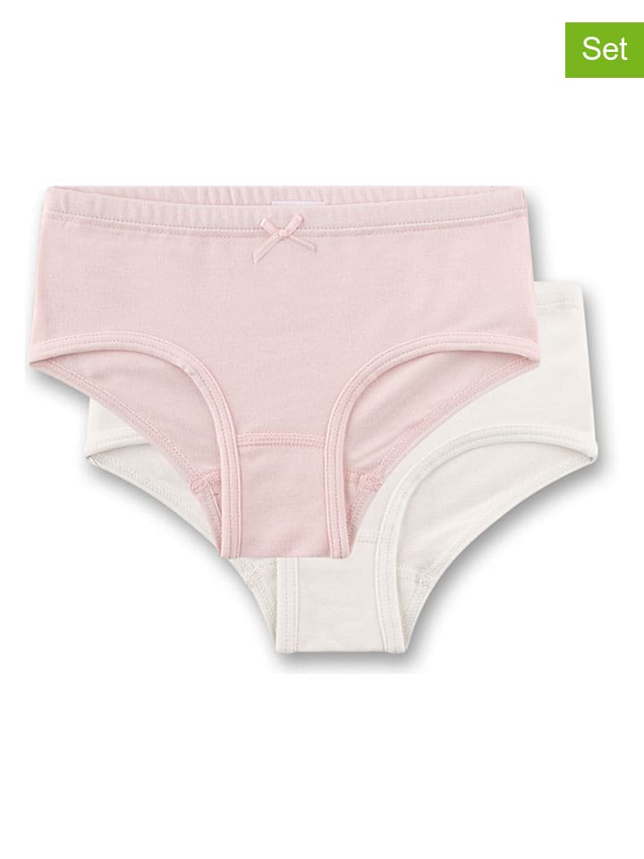 2er-Set: Slips in Creme/ Rosa