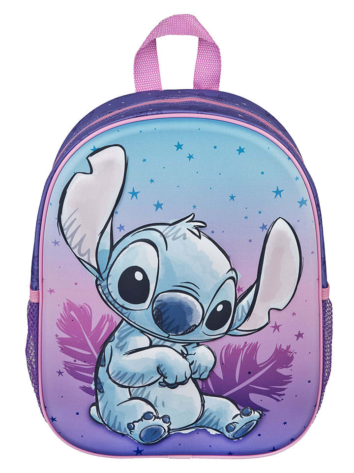 Plecak "Lilo & Stitch" w kolorze fioletowym - 27 x 33 x 10 cm