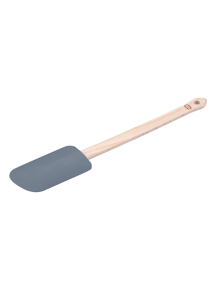 Silikon-Teigschaber in Hellbraun/ Grau - (L)28 cm
