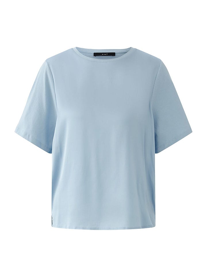 Bluse in Hellblau