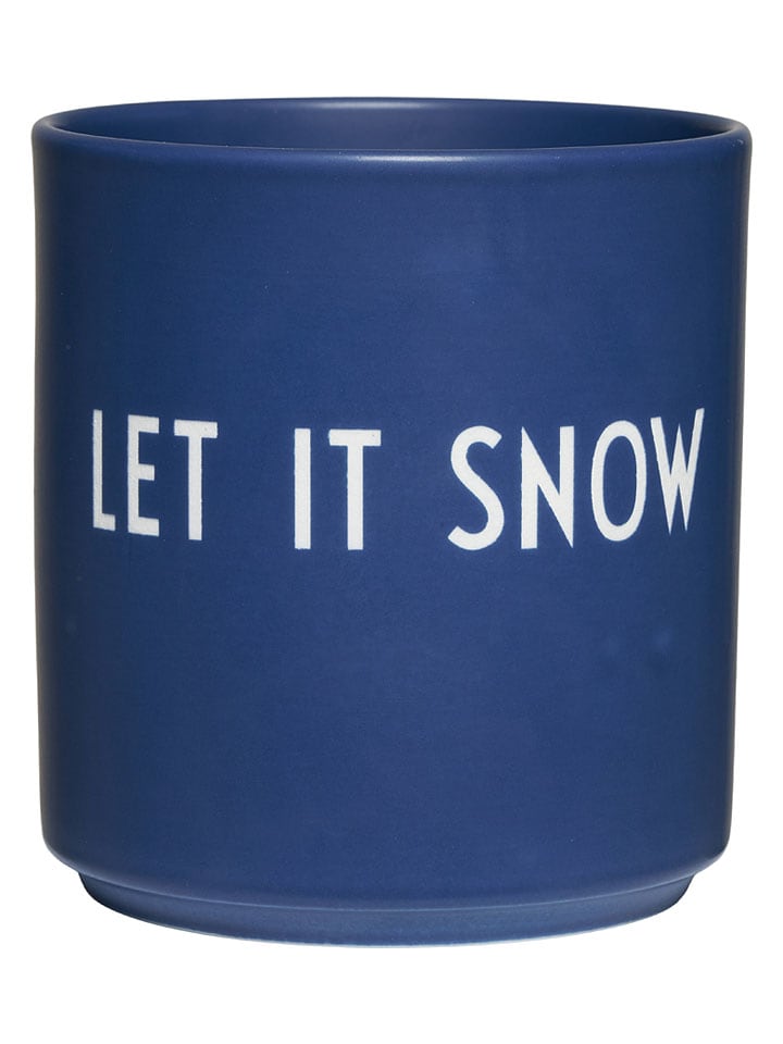 Beker ''Let It Snow'' blauw - 250 ml