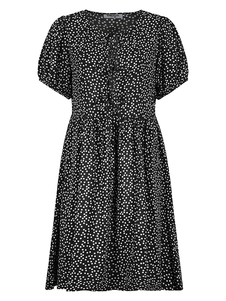 Kleid in Schwarz/ Weiß