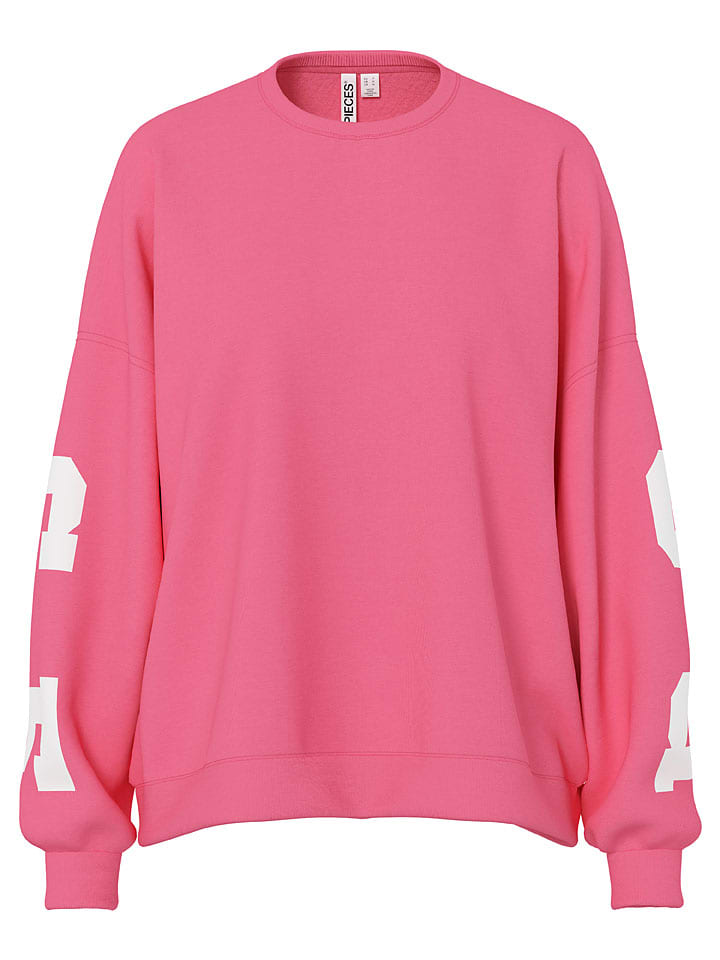 Sweatshirt "Pcfany" in Rosa