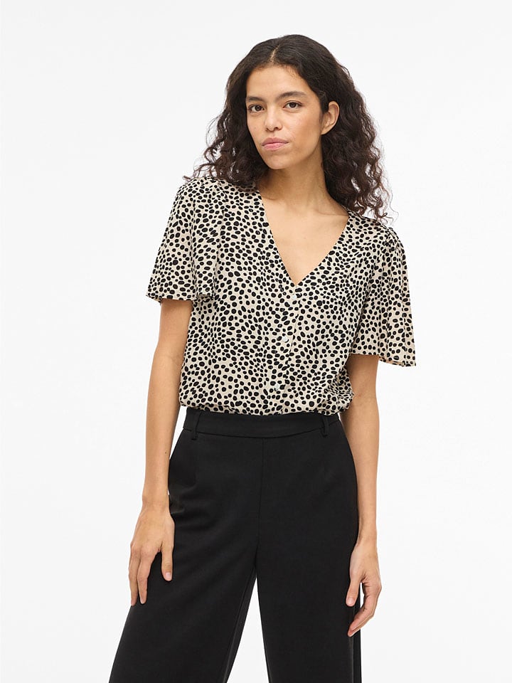Bluse "Vigrace" in Beige