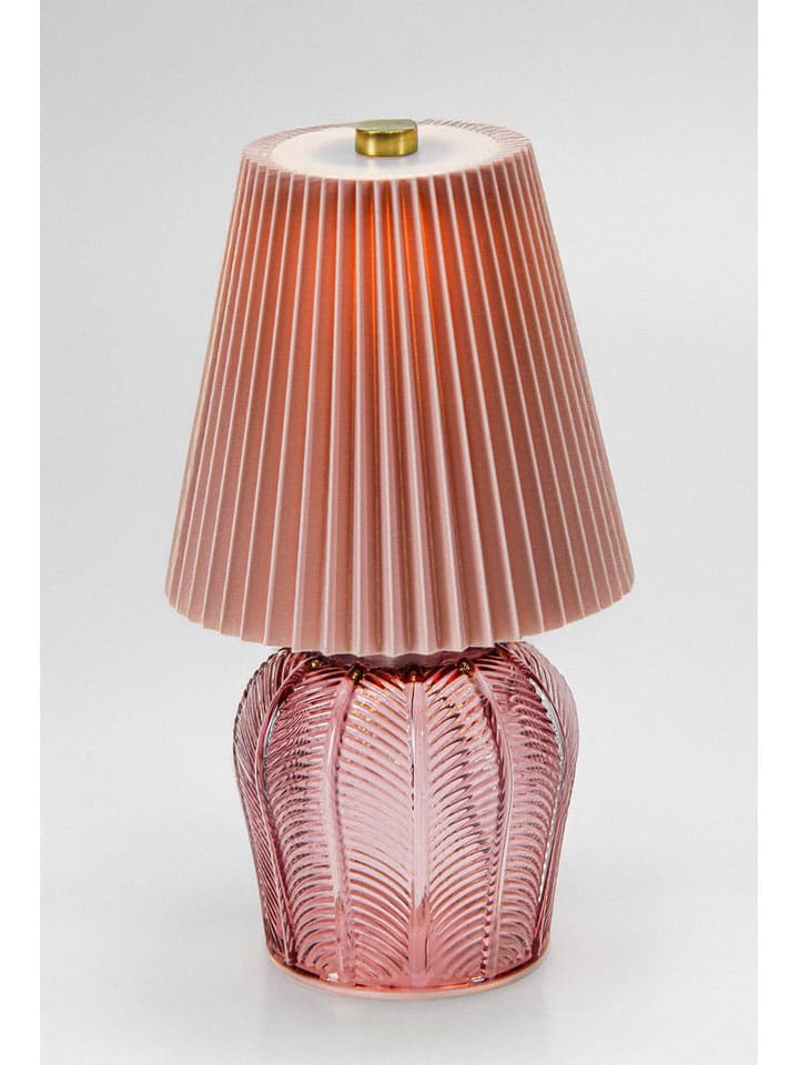 LED-Tischleuchte "Arabelle" in Rosa - (H)21 x Ø 11,5 cm