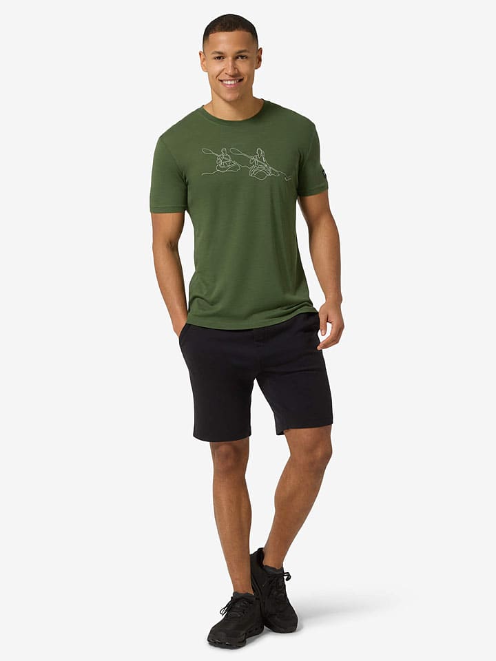 Trainingsshirt "Kanulines" in Grün
