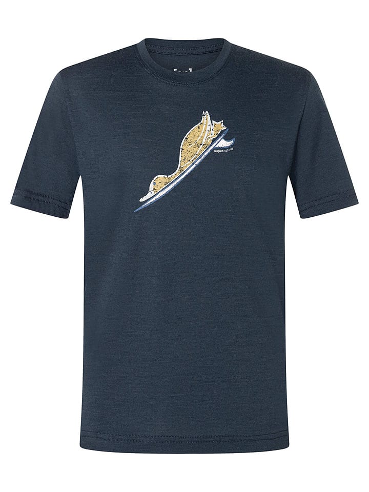 Trainingsshirt "Duck Dive" in Dunkelblau