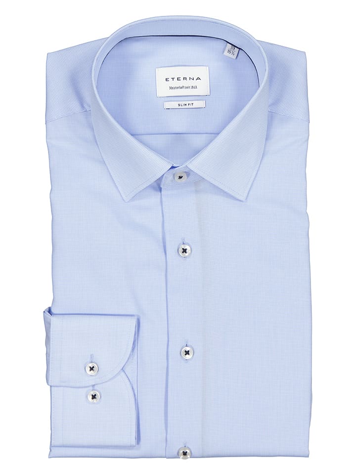 Hemd - Slim fit - in Hellblau