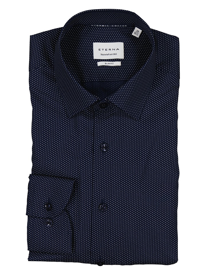 Koszula - Slim fit - w kolorze granatowym