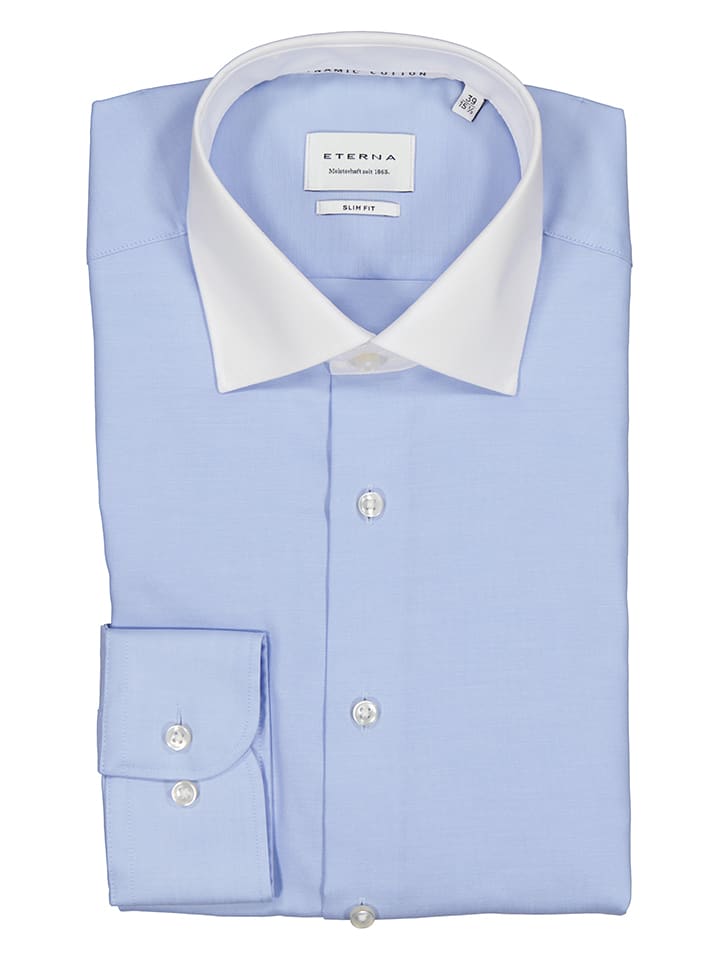 Koszula - Slim fit - w kolorze błękitnym