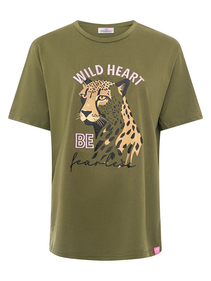 Shirt "Wild Heart" in Khaki