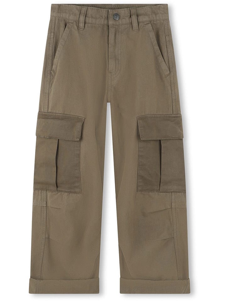 Bojówki w kolorze khaki
